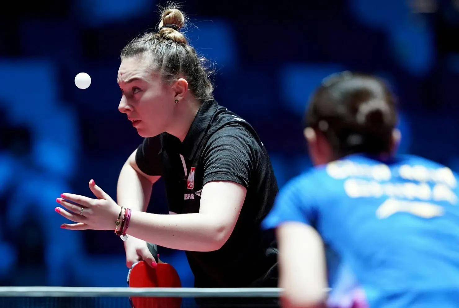 关于法国乒乓球队力克波兰乒乓球队，奥恰洛夫完成帽子戏法的信息