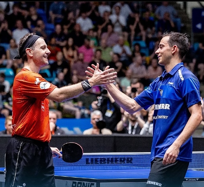 包含法国乒乓球队绝杀比利时乒乓球队，波尔完成帽子戏法的词条